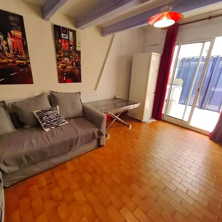 T2 Mezzanine Dans La Pinede, 5 Pers, Piscine - Fr-1-607-77 公寓 阿格德